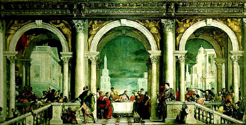 feast in the house of levi, Paolo  Veronese